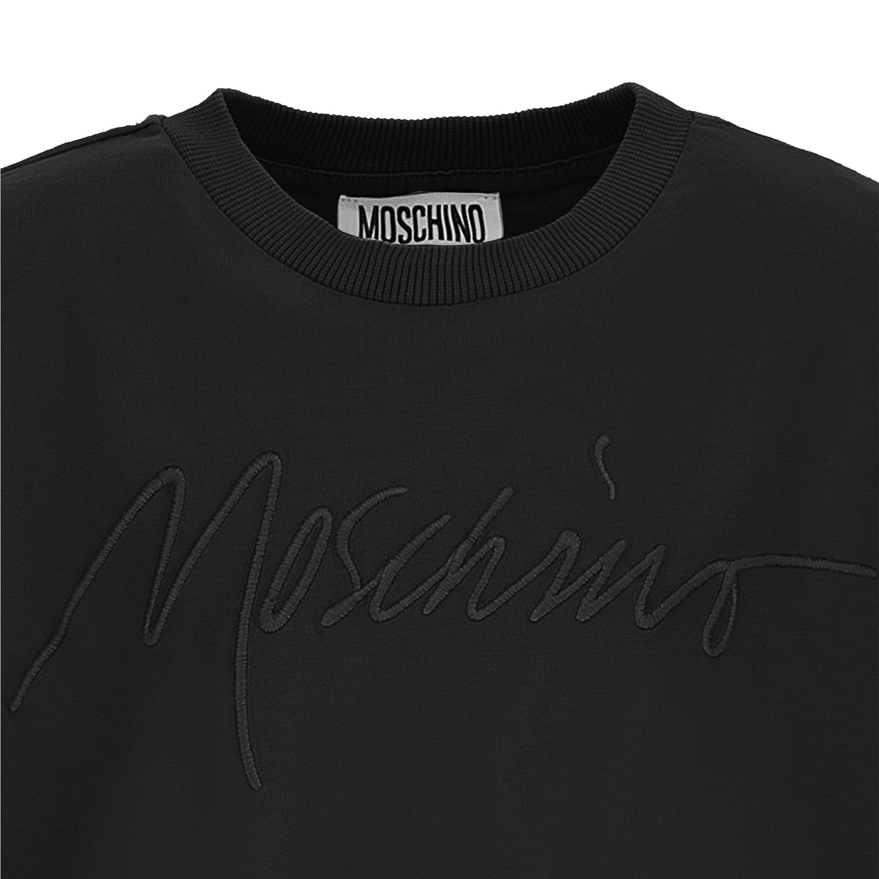 Playera MOSCHINO negra para niños y adolescentes