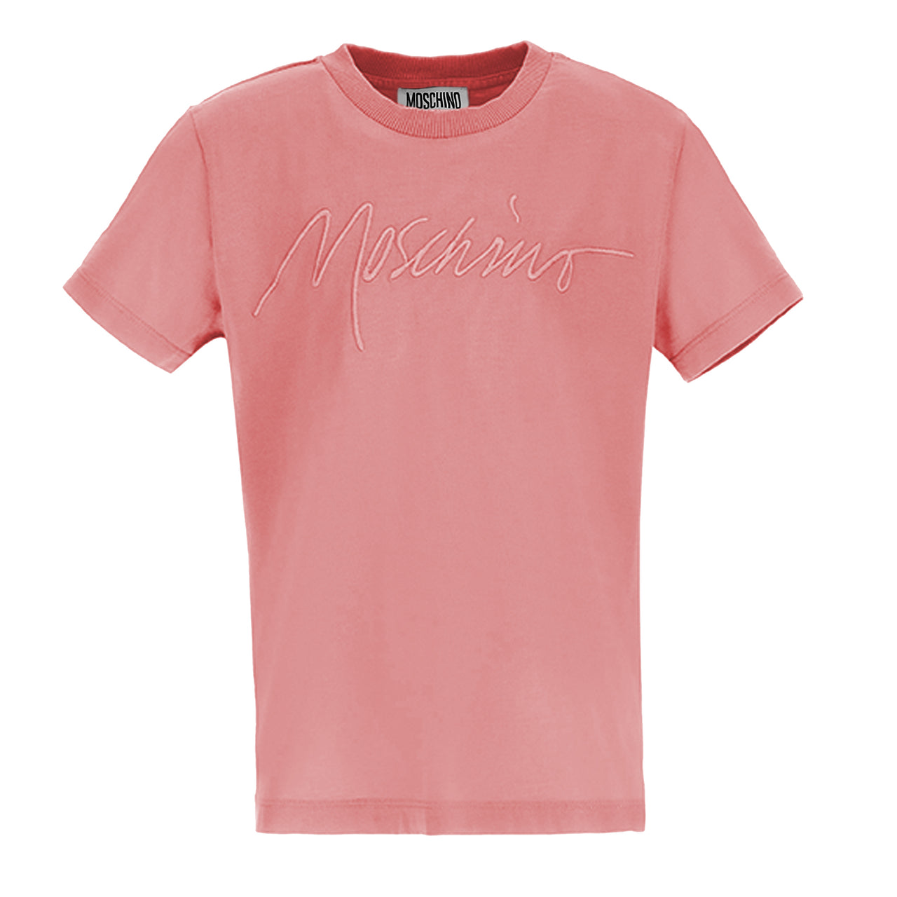 Playera MOSCHINO rosa para niños y adolescentes – LUXURY BRANDS