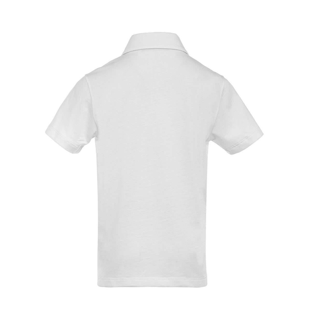 Playera polo Balmain blanca niños y adolescentes