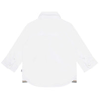 Thumbnail for Camisa BOSS blanca para bebé