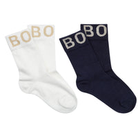 Thumbnail for Set de calcetines BOSS blancos para niños