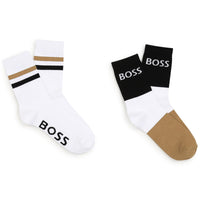 Thumbnail for Set de calcetines BOSS blanco para niño