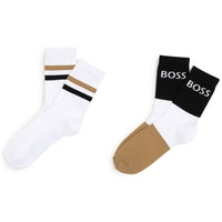 Thumbnail for Set de calcetines BOSS blanco para niño