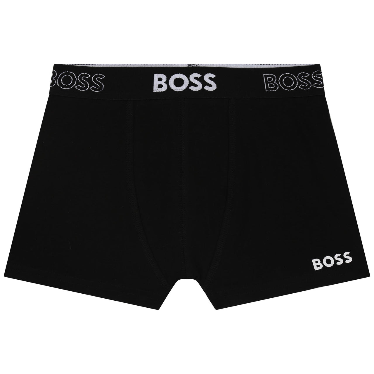 Set de bóxers BOSS negro/café para niños y adolescentes