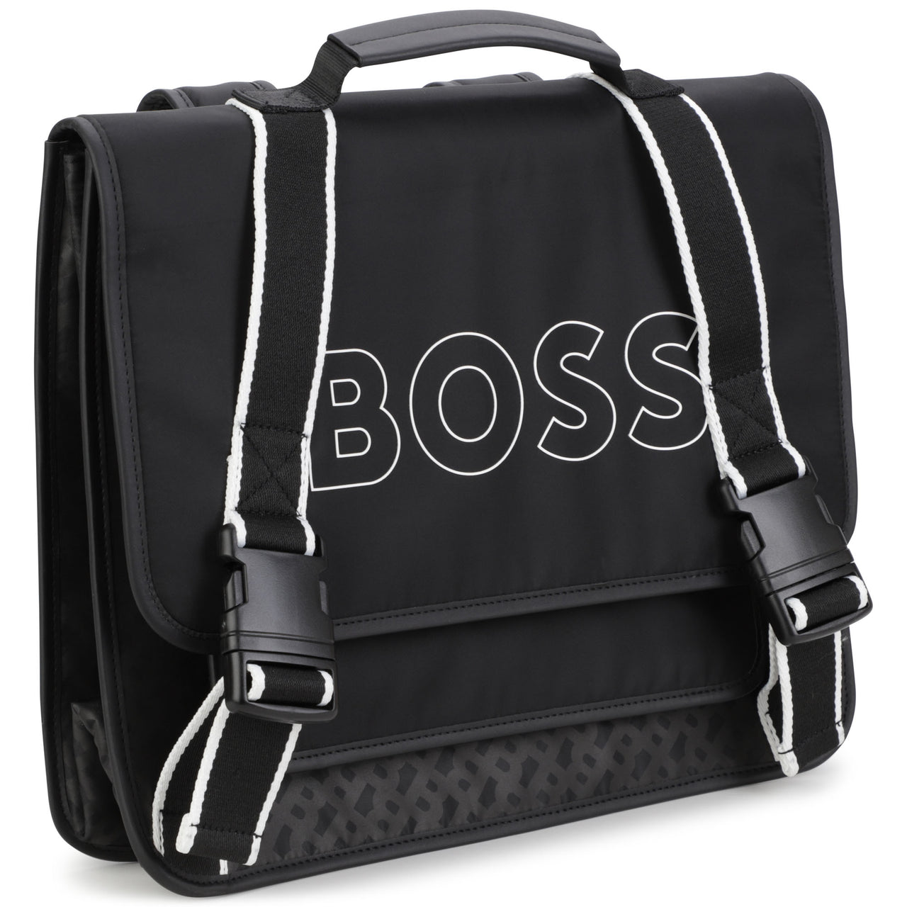 Backpack tipo portafolio BOSS negra unisex