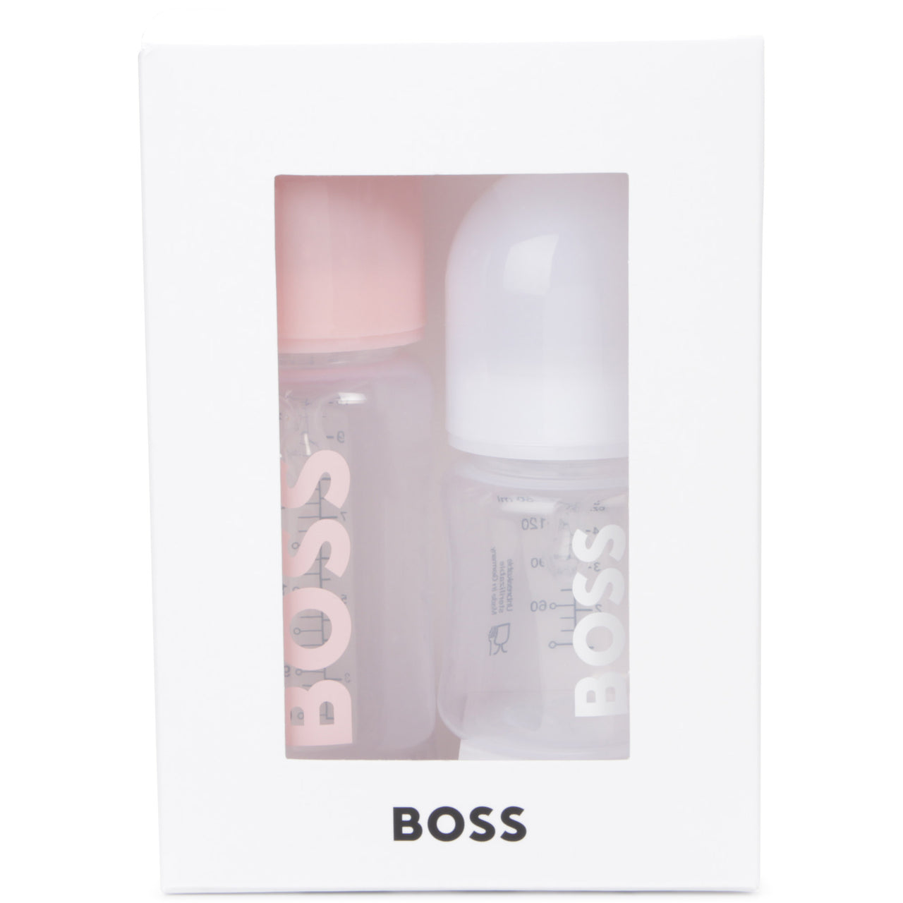 Set de 2 biberones BOSS rosa