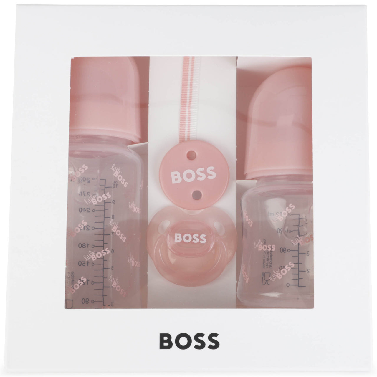 Mamilas biberones y chupones BOSS rosa para bebé