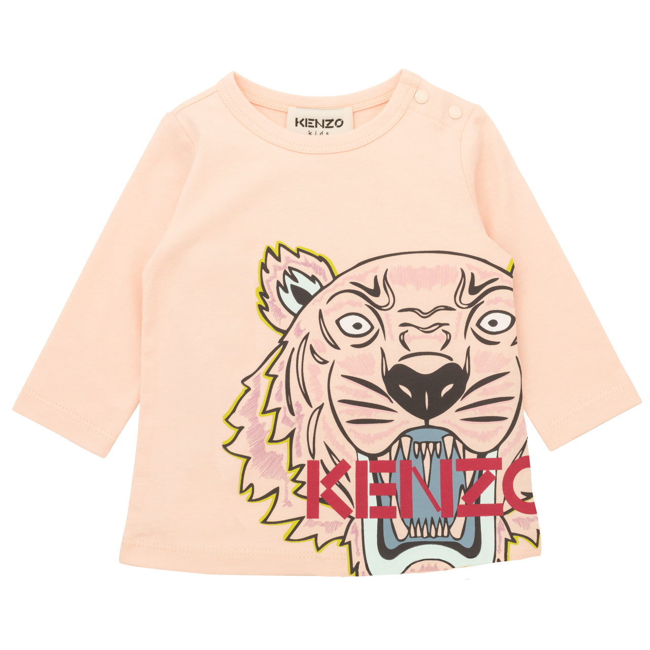 Playera KENZO rosa para bebé y niña