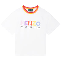 Thumbnail for Playera KENZO blanca para niños y adolescentes