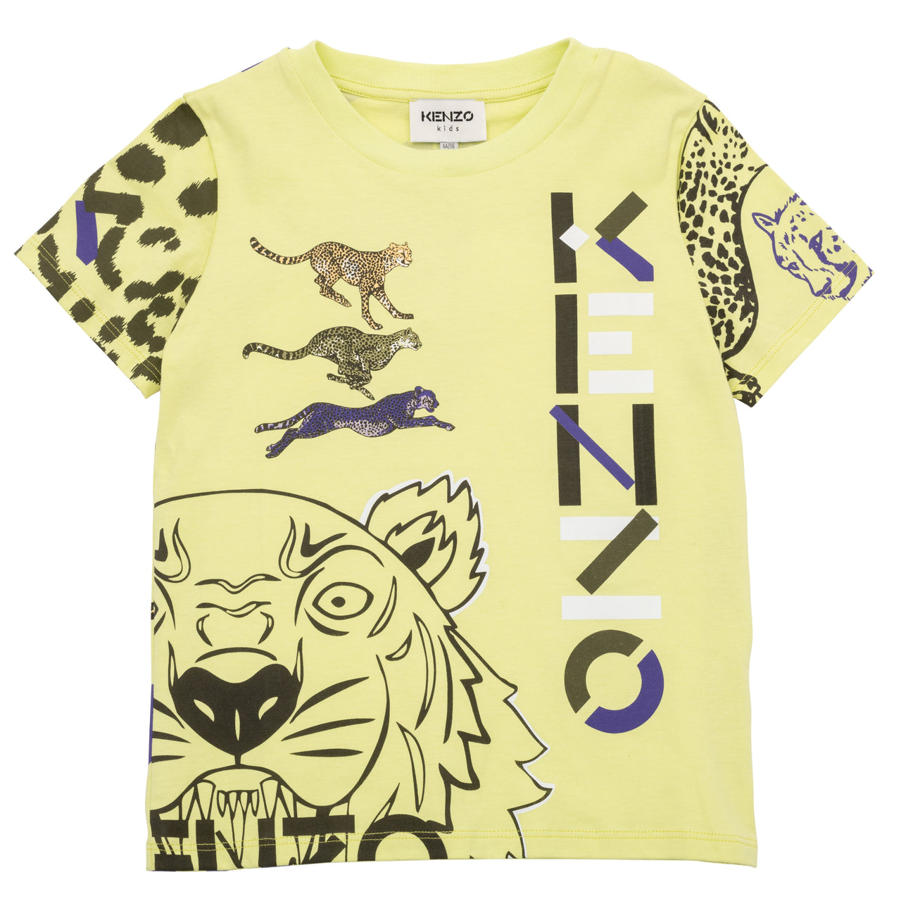 Playera KENZO amarilla para niños y adolescentes