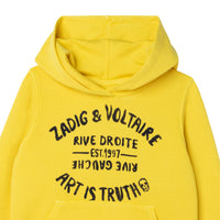 Thumbnail for Sudadera ZADIG & VOLTAIRE amarilla para niños y adolescentes