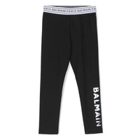 Thumbnail for Legging BALMAIN negro para niñas y adolescentes